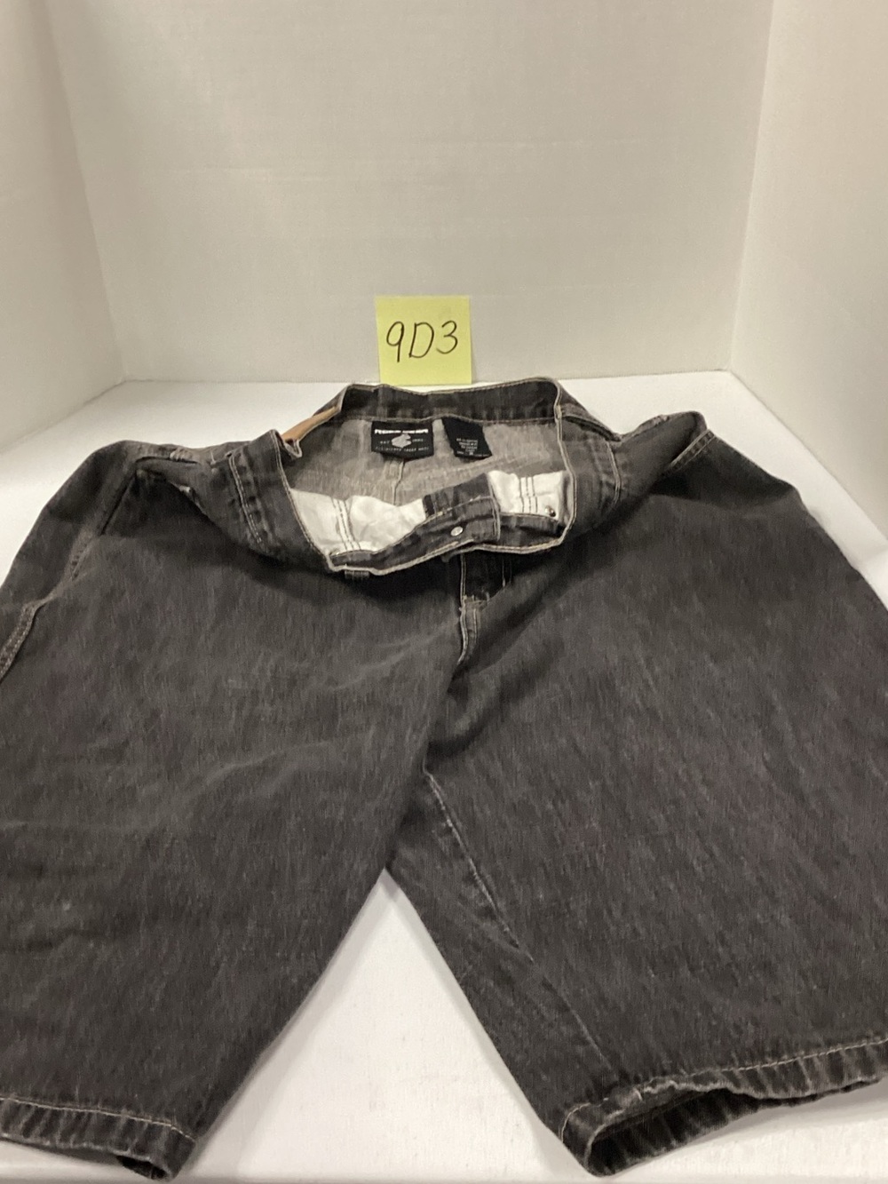 Rocawear Black Washed Relaxed Fit Jeans Shorts